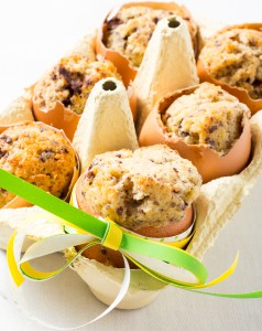 Muffins in Eierschalen