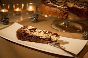 Nuss-Toffee-Schokoladenkuchen